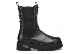 Cult Tronchetti*Stivale Modello Chelsea Da Donna In Pelle Slash Clw349700 Black