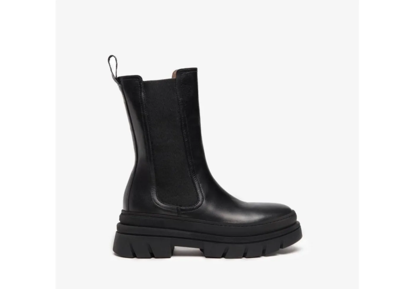 Nero Giardini Anfibi*Stivaletti Modello Beatles In Pelle I206066D Nero