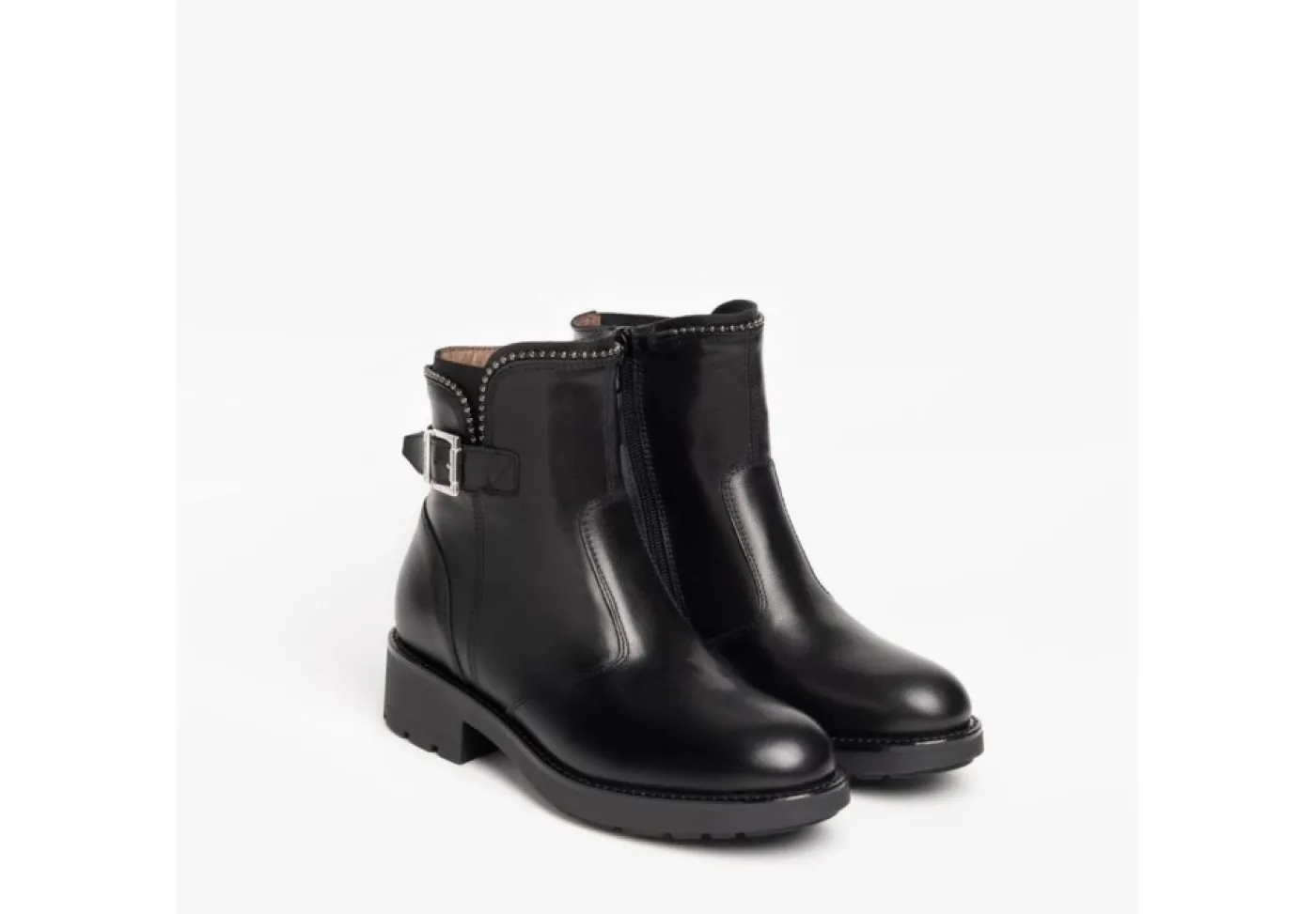 Nero Giardini Tronchetti*Stivaletto Da Donna In Pelle I205802D
