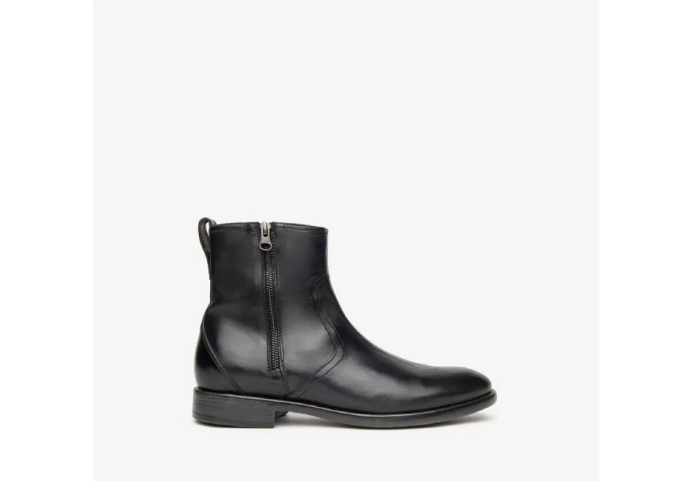 Nero Giardini Stivaletti*Stivaletto Da Uomo In Pelle Con Zip I102132U Nero