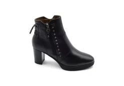 Nero Giardini Con Tacco*Tronchetto Con Tacco E Laccetto Intrecciato I116700D 100 Nero