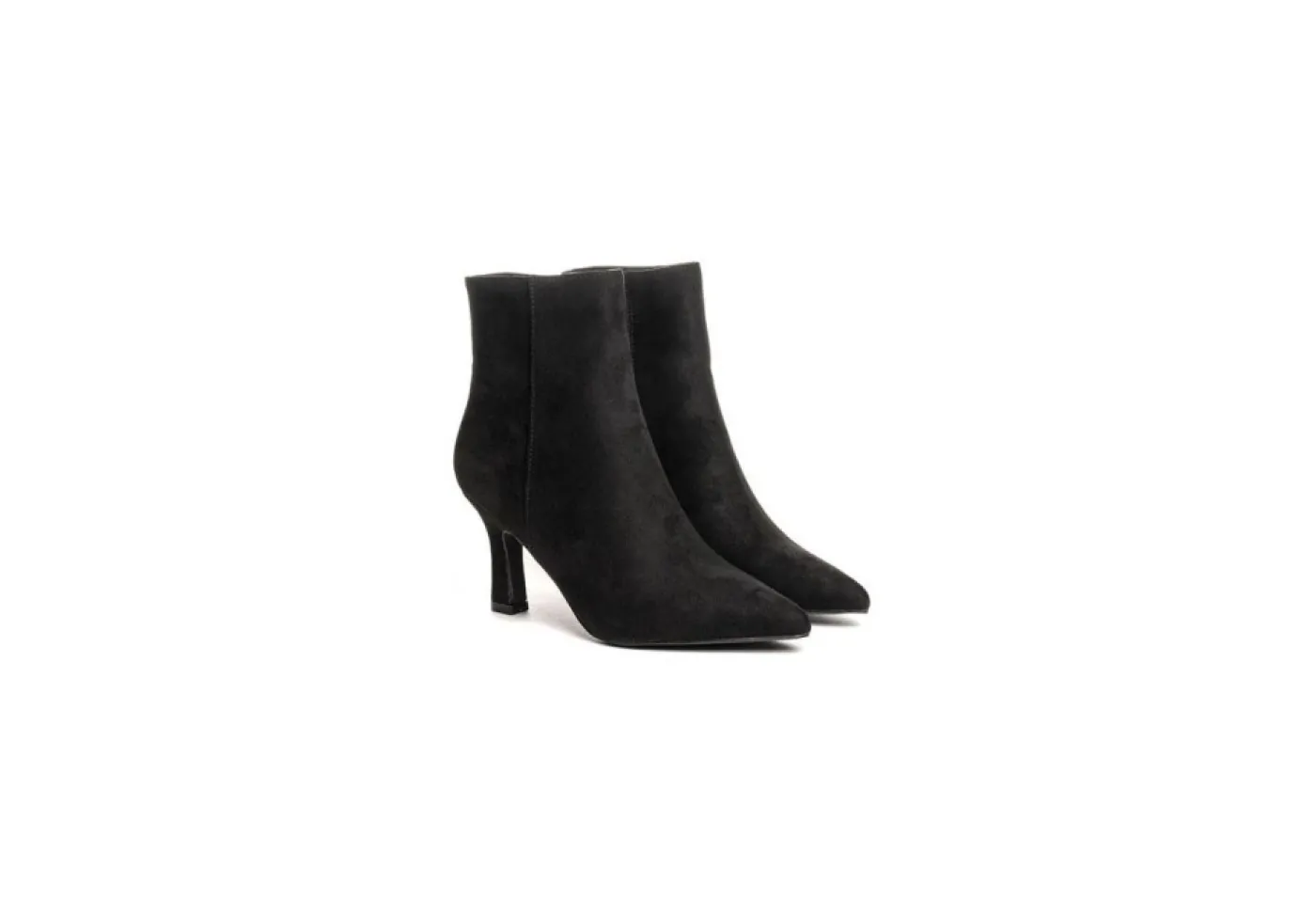 Gold&Gold Con Tacco*Tronchetto Da Donna Alto Scamosciato Goldegold Gf142 Nero