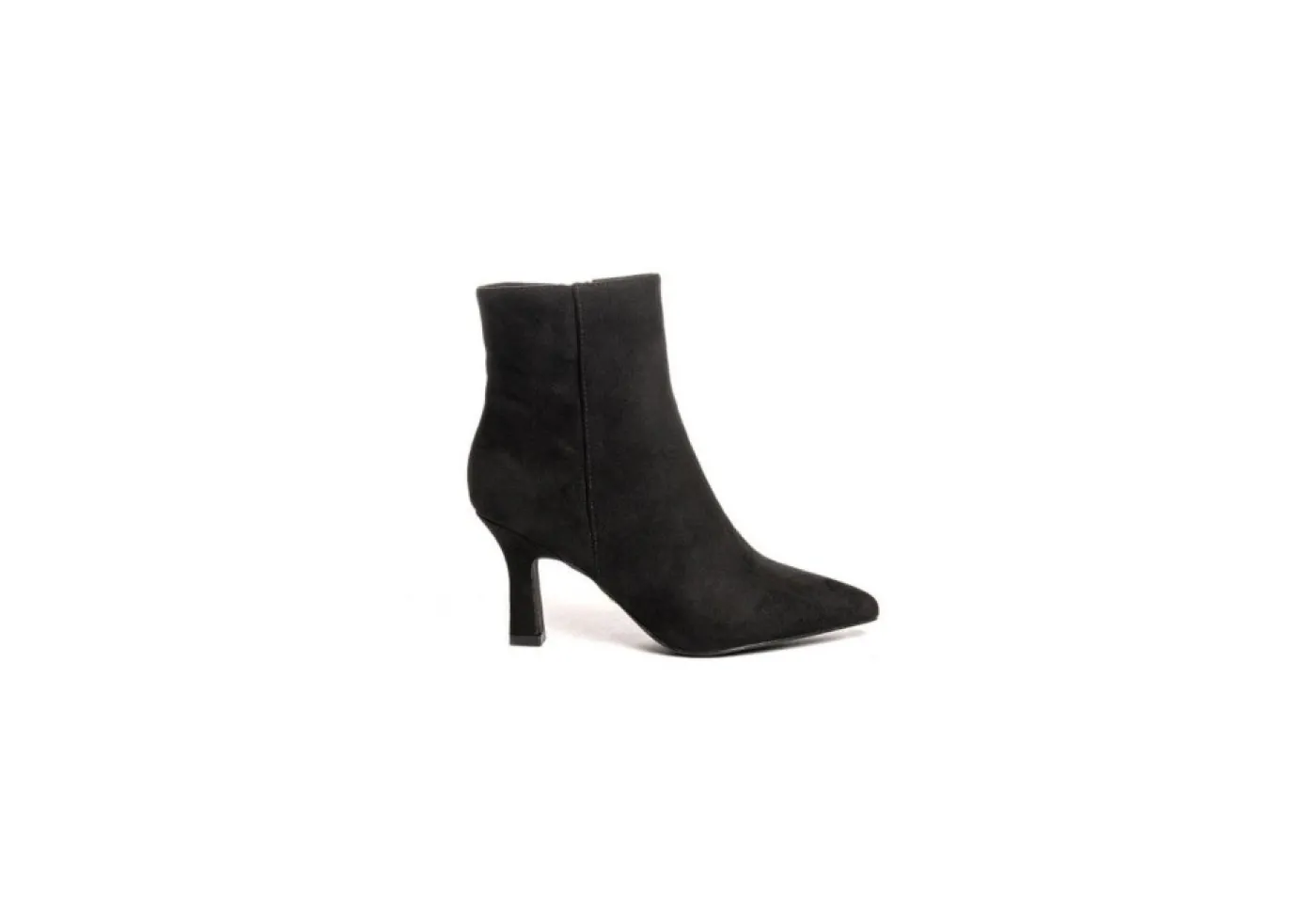 Gold&Gold Con Tacco*Tronchetto Da Donna Alto Scamosciato Goldegold Gf142 Nero
