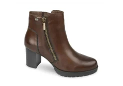 Valleverde Con Tacco*Tronchetto Da Donna Con Tacco 49361 Marrone
