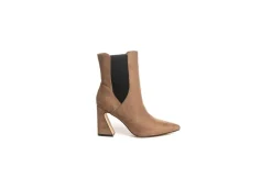 Gold&Gold Con Tacco*Tronchetto Da Donna Con Tacco Scamosciato Goldegold Gd690 Nudo