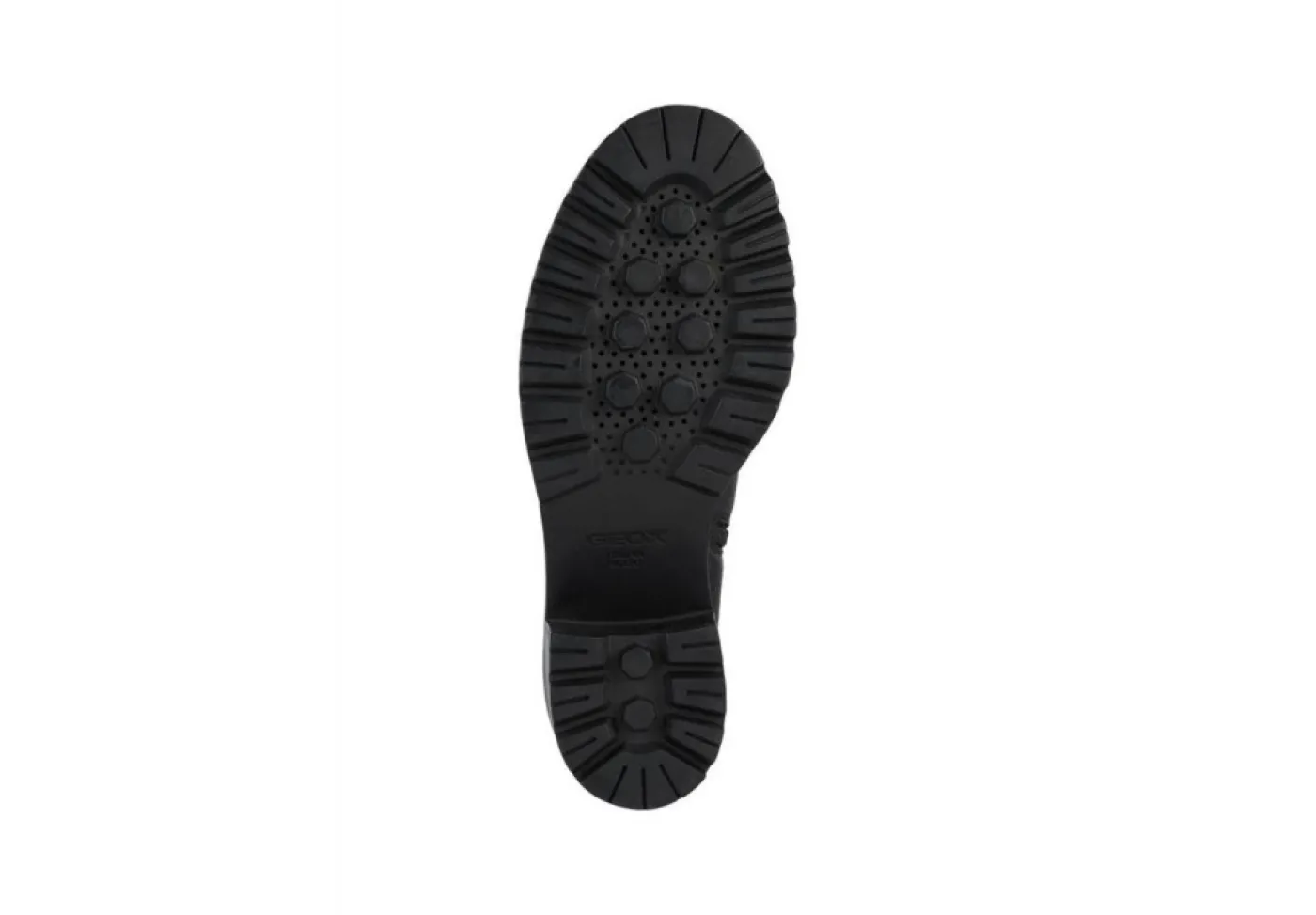 Geox Tronchetti*Tronchetto Da Donna Con Tacco In Pelle D26Qcb Black