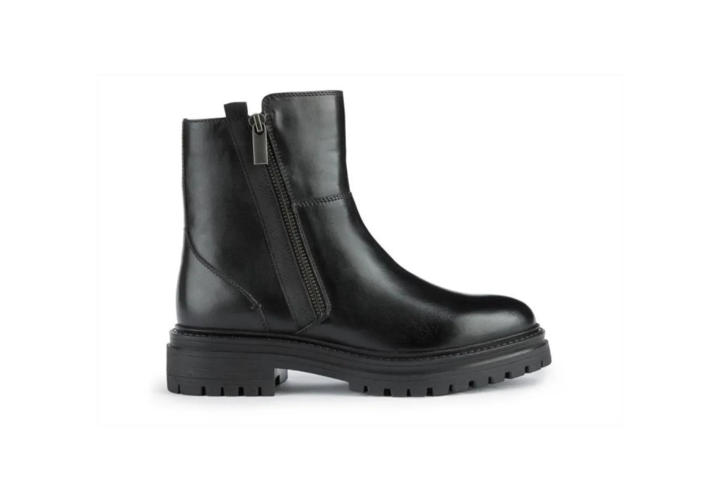 Geox Tronchetti*Tronchetto Da Donna In Pelle D26Hro Black