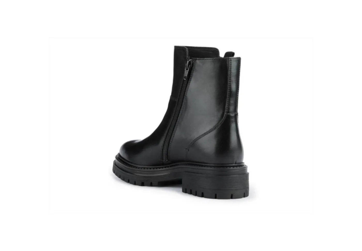 Geox Tronchetti*Tronchetto Da Donna In Pelle D26Hro Black