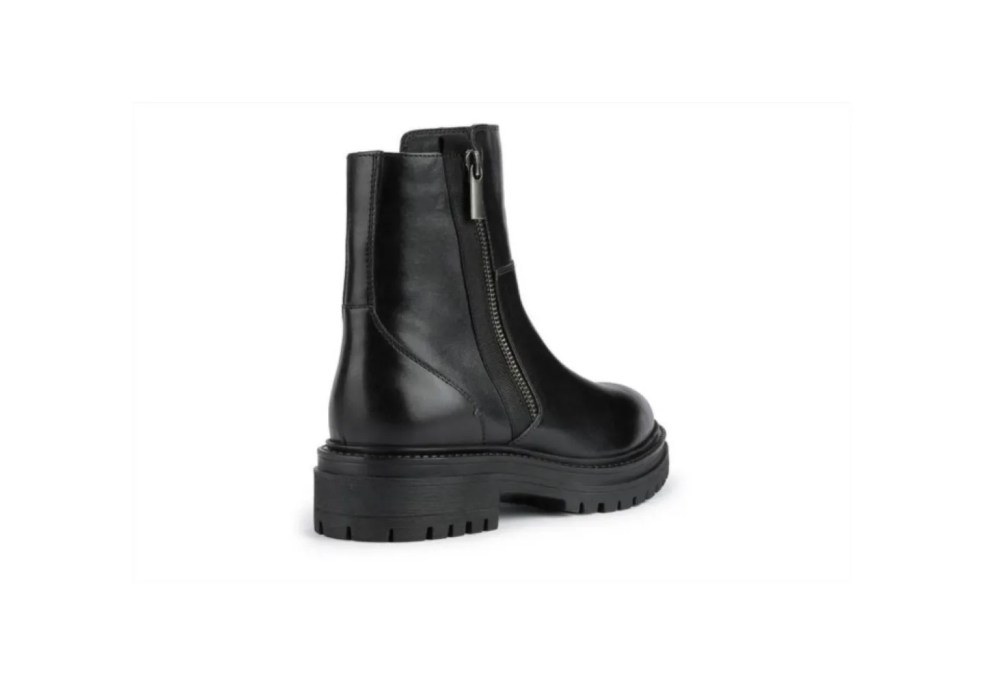 Geox Tronchetti*Tronchetto Da Donna In Pelle D26Hro Black