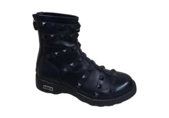 Cult Anfibi*Tronchetto Da Donna In Pelle Con Borchie Zeppelin 3513 Mid W Str.