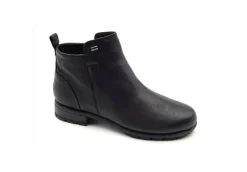 Valleverde Tronchetti*Tronchetto In Morbida Pelle Con Zip 36191 Nappa Nero